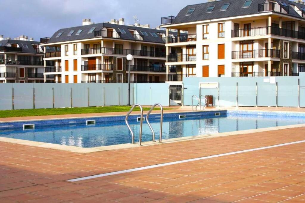 Playa Foz Con Piscina Y Terraza Apartamento Exterior foto
